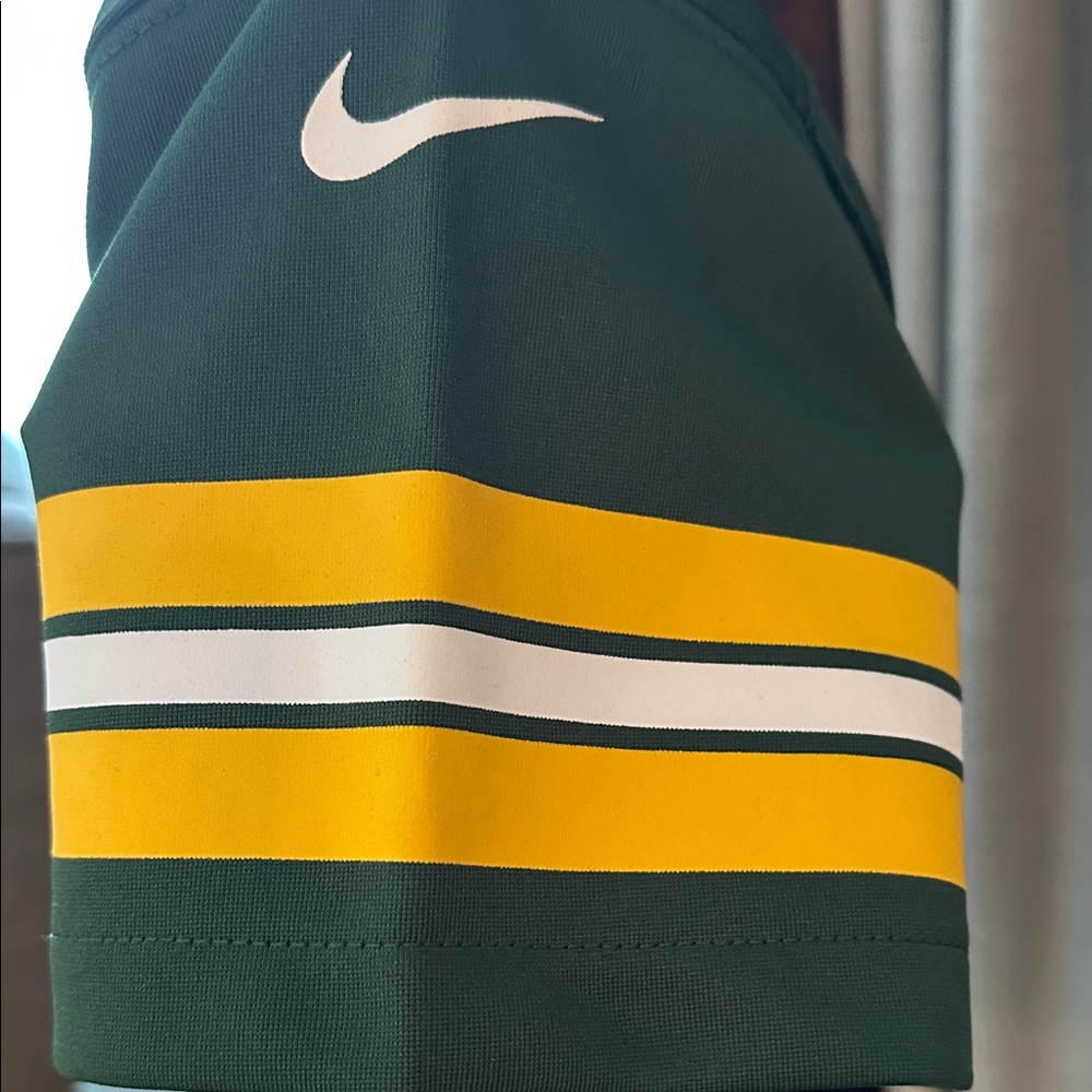 Youth size Small (8) Green and Gold Jersey with Number 12 New with tags - Picture 9 of 16